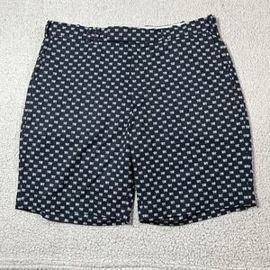 RLX Ralph Lauren Shorts Mens 36 Blue All Over Print Chino Performance Golf